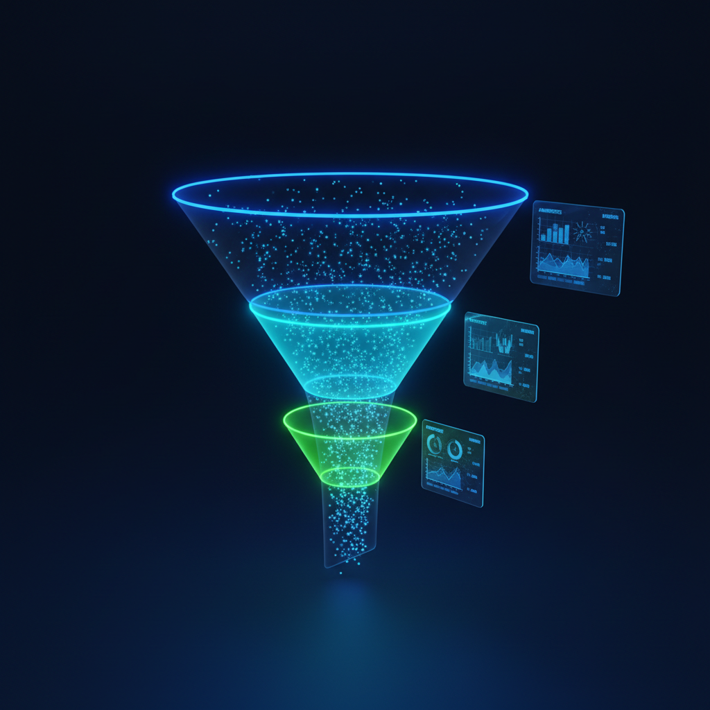 Funnel showing how CPM impacts each stage